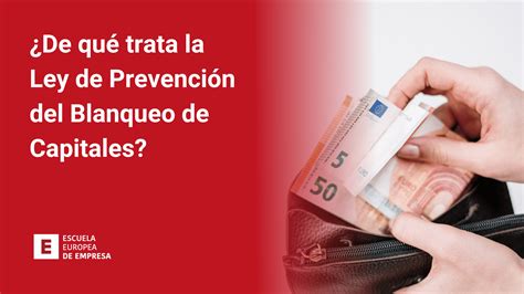 De Qu Trata La Ley De Prevenci N Del Blanqueo De Capitales Escuela