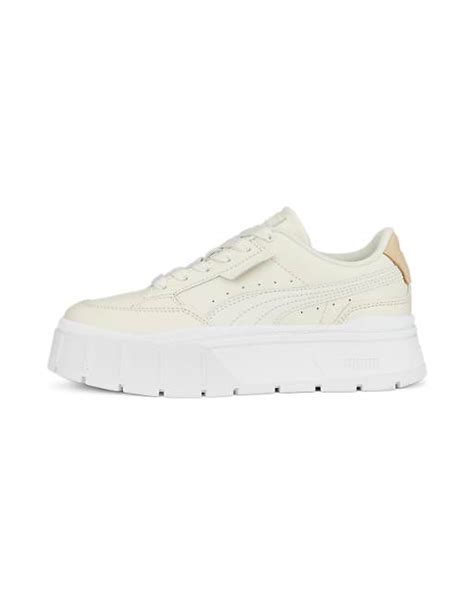 Puma Mayze Stack Soft Trainers In White Asos