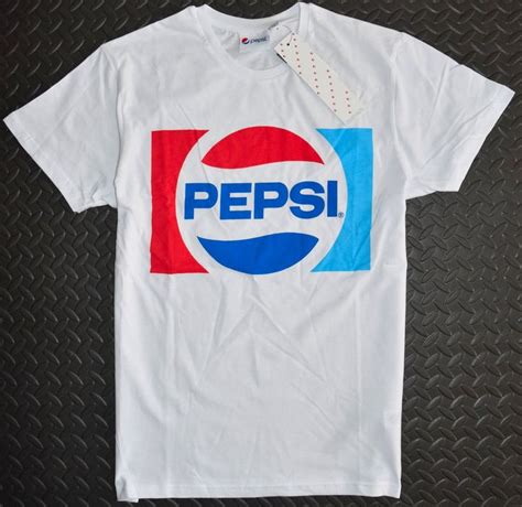 PEPSI T SHIRT MENS COLA CLASSIC PRIMARK WHITE 100 COTTON UK Sizes XXL