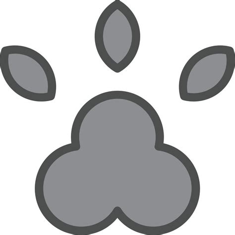 Paw Vector Icon Design 14979250 Vector Art At Vecteezy