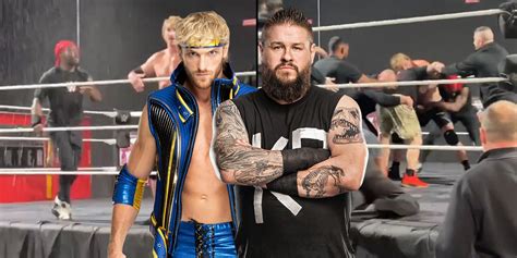 Logan Paul Renews Wwe Contract Fights Kevin Owens Off Camera Video