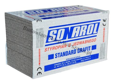 Styropian EPS S 033 STANDARD GRAFIT SONAROL Cena Za M3 Styropian