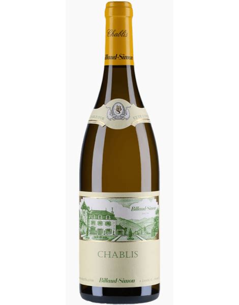 Vin Domaine Billaud Simon Chablis 2021 Au Meilleur Prix