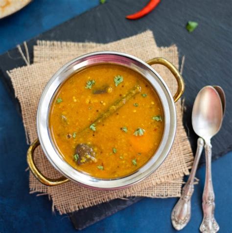 Vegetable Sambar / South Indian Lentils - Instant Pot - Piping Pot Curry