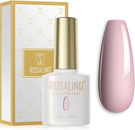 ROSALIND Vernis Semi Permanent Rose Lot de Vernis à Ongles Gels Rose