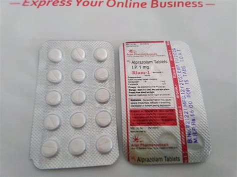 Alprazolam 1mg Rlam 1 Burgeon