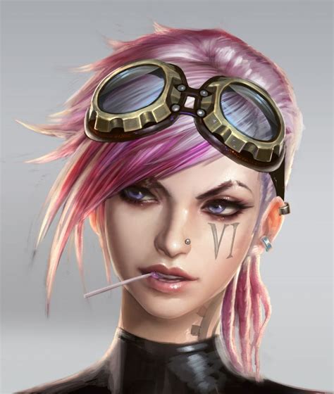 Vi Official Concept Art Riotzeronis By Zeronis Akali League Of Legends