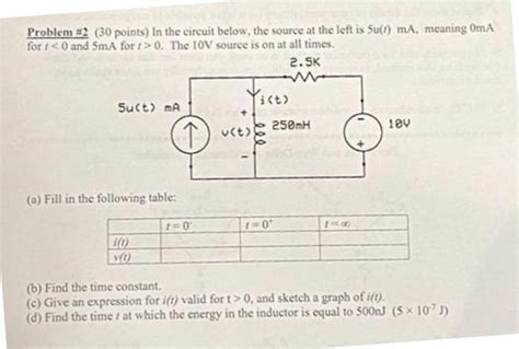 Solved Problem 2 30 Points In The Circuit Below The