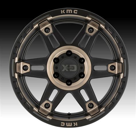 Kmc Xd Series Xd Spy Ii Machined Black Dark Tint Custom Wheels Rims