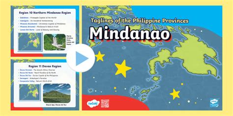 Taglines Of The Provinces In Mindanao Powerpoint Twinkl