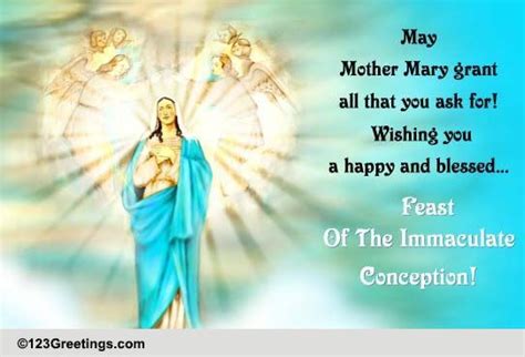 Feast of the Immaculate Conception Cards, Free Feast of the Immaculate ...