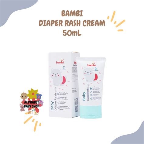 Jual Bambi Diaper Rash Cream Ml Shopee Indonesia