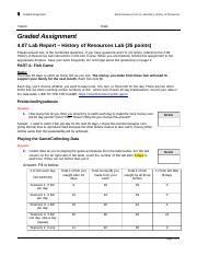 Earthsciencehistoryofresourceslab Fishff Doc Graded Assignment Earth