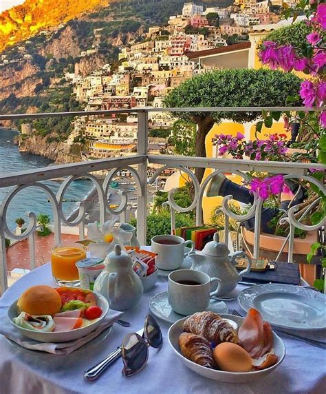 31breakfast In Positano Férias Dos Sonhos Lindas Paisagens Piqueniques