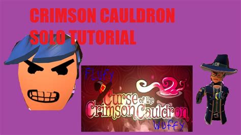 CRIMSON CAULDRON SOLO TUTORIAL Rec Room YouTube