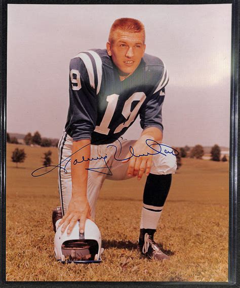 Lot Detail Johnny Unitas Signed 8x 10 Photo Jsa