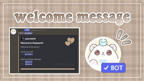 Aesthetic Mimu Welcome Discord Server Message Minute Youtube