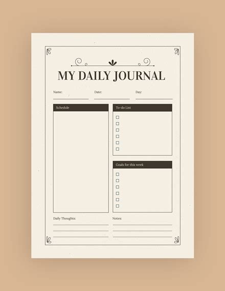 FREE Recipe Journal Template: Download 14+ Notebook & Journals in PSD, Illustrator, InDesign ...