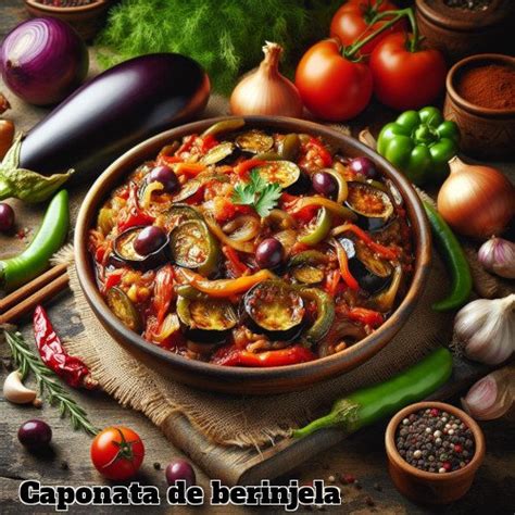 Caponata De Berinjela — Que Delicioso