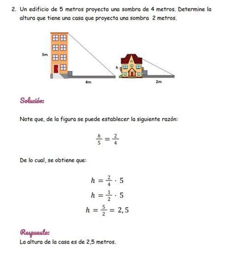 Un Edificio De 5 Metros Proyecta Una Sombra De 4 Metros Determine La