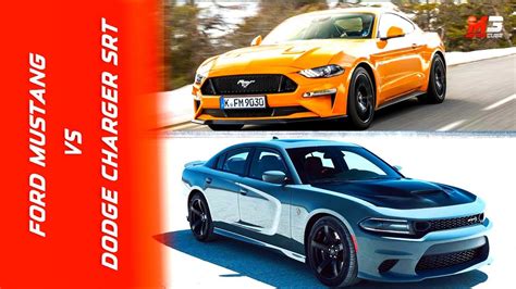 Ford Mustang Vs Dodge Charger Srt 2019 First Test Drive Youtube