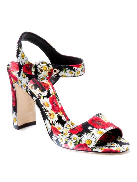 Sandals Dolce Gabbana Floral Print Sandals CR0107AR3848Q885