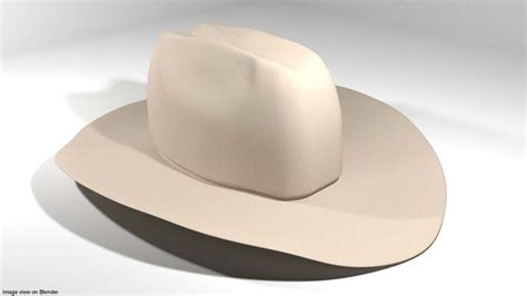 Sombrero De Vaquero V1 Modelo 3D Gratis Obj Stl Free3D