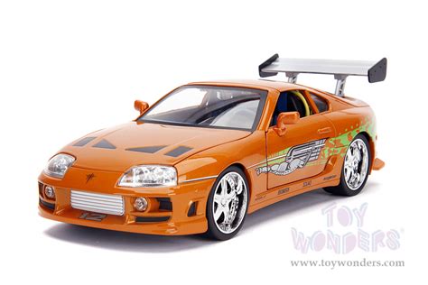 Jada Toys Fast Furious Brian S 1995 Toyota Supra With Lights And