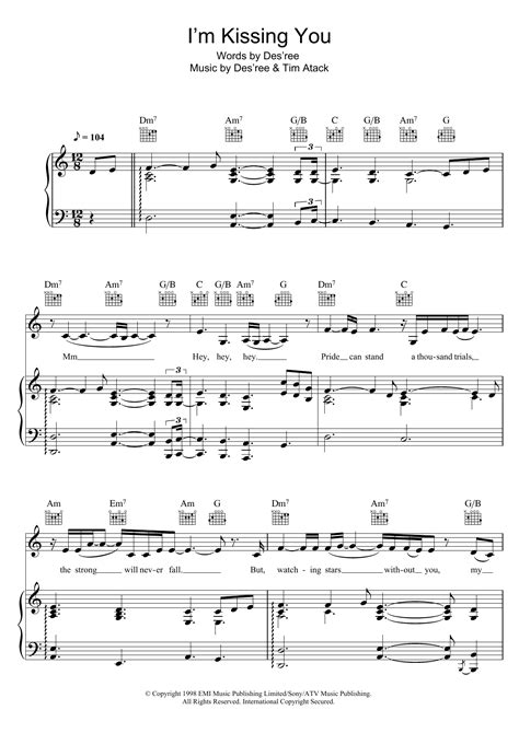 I'm Kissing You | Sheet Music Direct