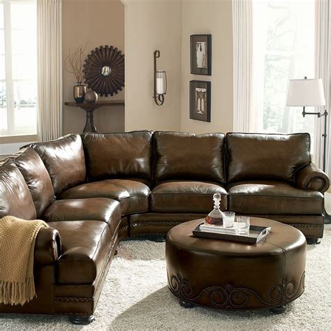 Furniture Rustic Leather Sectional Rustic Sectional Sectional