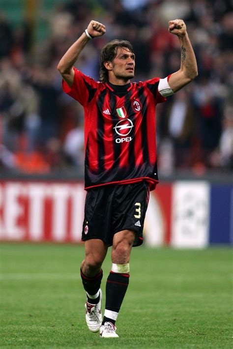 Paolo Maldini Calcio Foto Di Calcio Giocatori Di Calcio