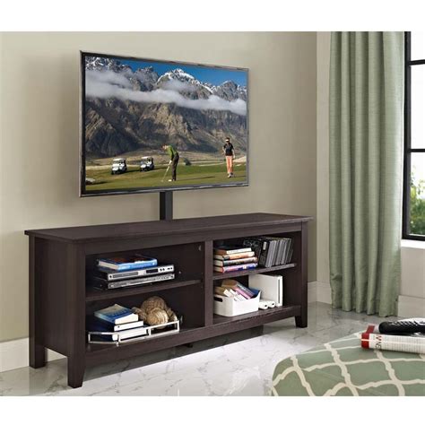 Walker Edison Essential 60 inch TV Stand with Mount Espresso W58CSPES-MT