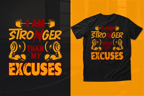 Gym Fitness T Shirt Design For Pod Graphic By Creative Design Store