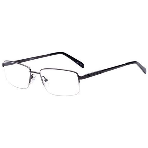 Adolfo Mens Rxable Eyeglasses Officer Gunmetal