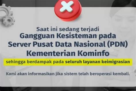 Diduga 2 Penyebab Terganggunya Server Pusat Data Nasional Pdn