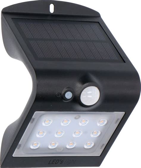 Proventa Longlife Solar LED Wandlamp Met Bewegingssensor Buitenlamp