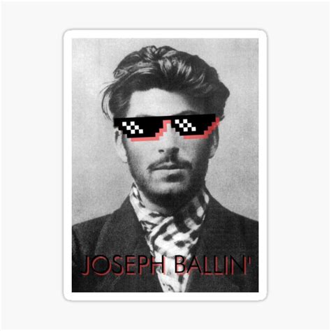 "Joseph Ballin'" Sticker by westonoconnor | Redbubble