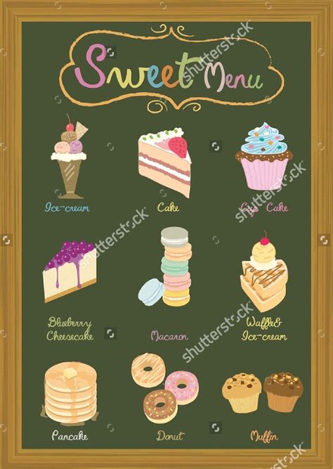 Sweets Menu Templates 17 Free And Premium Download