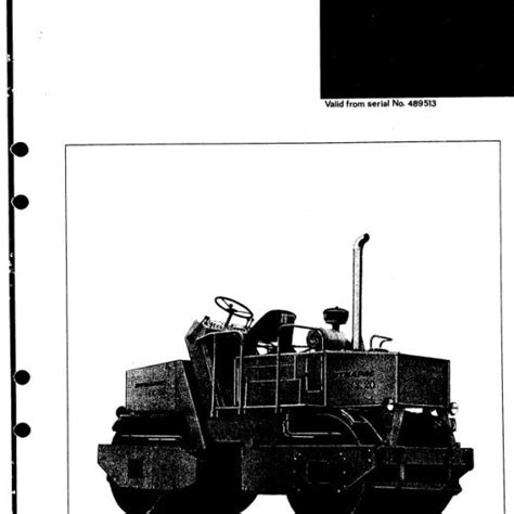 Dynapac Vibratory Roller CC142C Operation Maintenance Manual