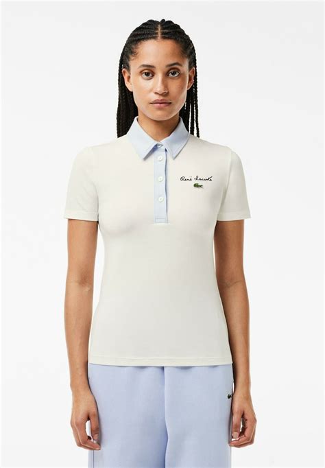 Lacoste Poloshirt Blanc Bleu Clair Irq Weiß Zalando Ch