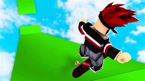 ROBLOX Doar Cu SKATEBOARD OBBY GREU YouTube