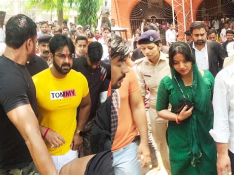 Pawan Singh Reached Arrah Court For Hearing On Divorce Case Pawan