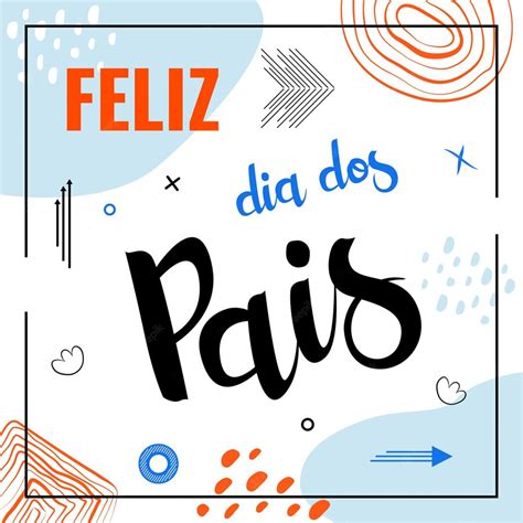 Feliz Dia Dos Pais Significa Feliz Día Del Padre En Brasil Afiche Con