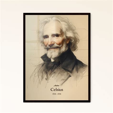 Anders Celsius 1701 1744 A Poster Of A Portrait Of A Man People Who