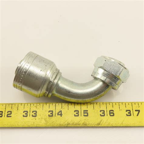 Eaton Crimp Female Bsp Flare Elbow Bullseye