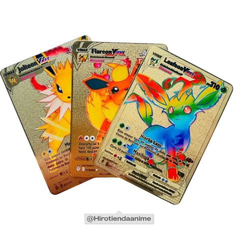 Cartas Doradas Pokémon Edición Especial Hiro tienda anime