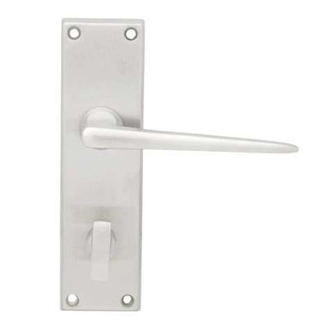 Pavtom Door Handle Contemporary Lever Privacy Satin Chrome 150x42mm 7902sc Keeler Hardware