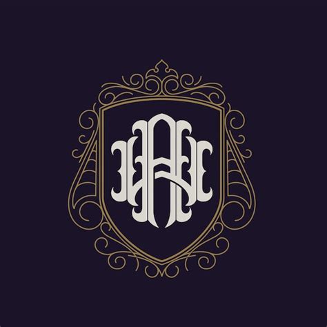 Premium Vector Victorian Monogram Initial Aw Or Wa Badge Logo Design