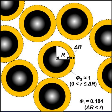 Illustration Of The Core Shell Model For Microporous Layers The Black Download Scientific