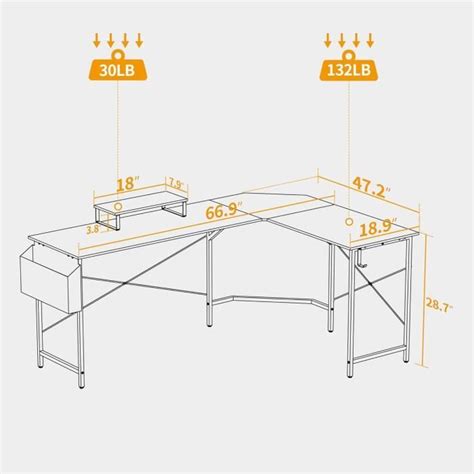 Bureau D Angle Gaming En Forme L Cm Bureau Angle D